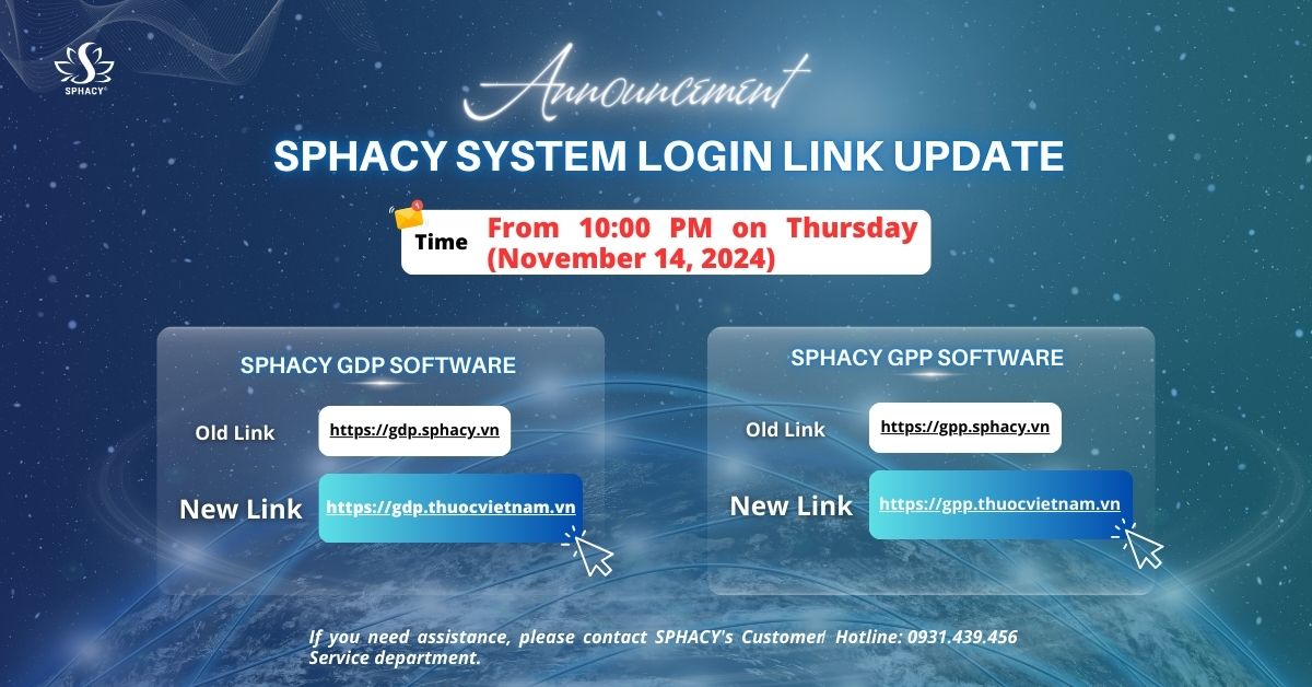 Announcement: SPHACY Updates Login Link to Enhance User Experience