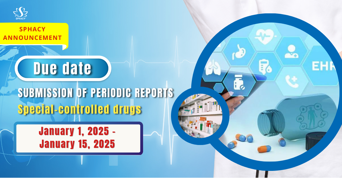 Pharmacy Alert: The Special-Controlled Drug Reporting Period is Approaching