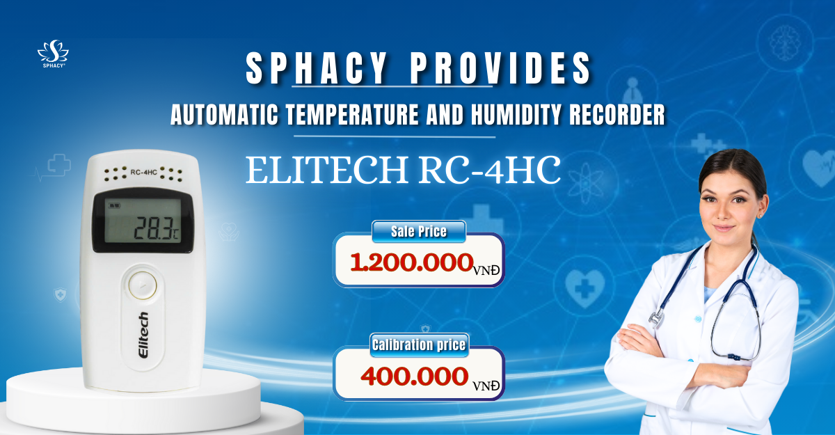 SPHACY Provides Elitech RC-4HC Temperature and Humidity Data Logger – The Perfect Choice for Pharmacies!